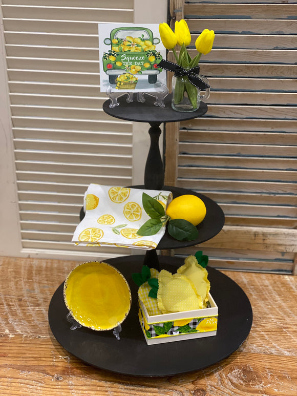 Lemon Tier Tray Kit